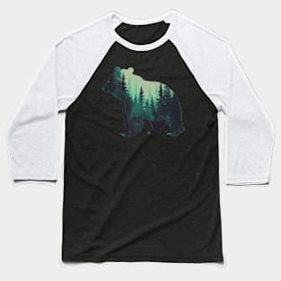 Grizzly Bear Furry Fables Baseball T-Shirt